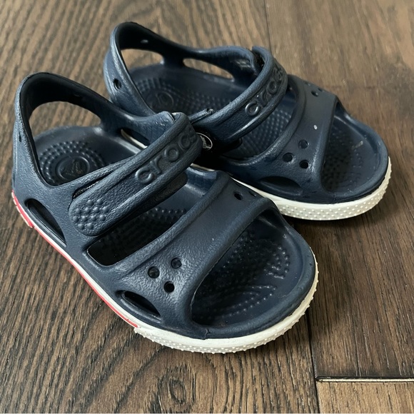 CROCS Shoes Crocs Babytoddler Navy Blue Sandals Size C5 Poshmark